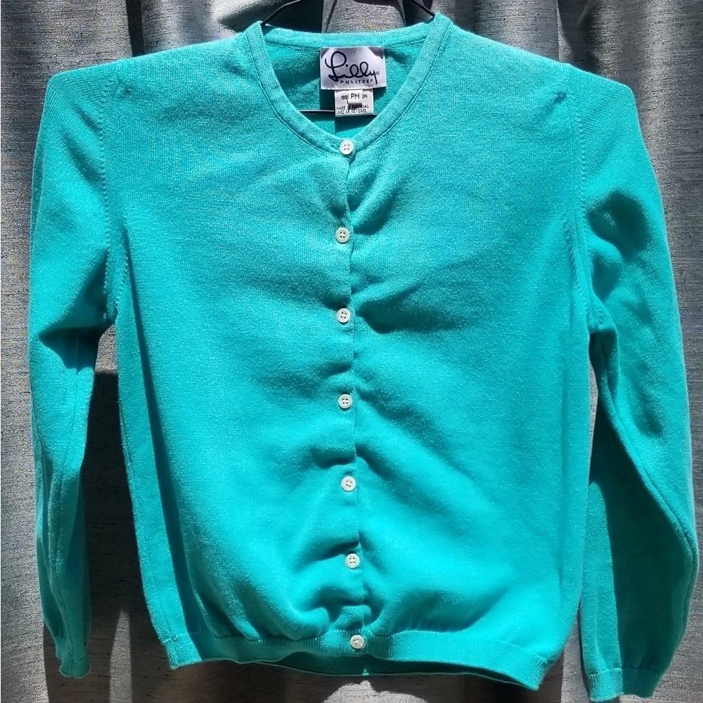 Green Lilly Pulitzer Cotton Sweater PM